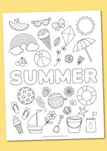 Printable shooting star coloring page - Chevron Lemon