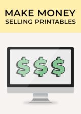 How to make money selling printables online - Chevron Lemon