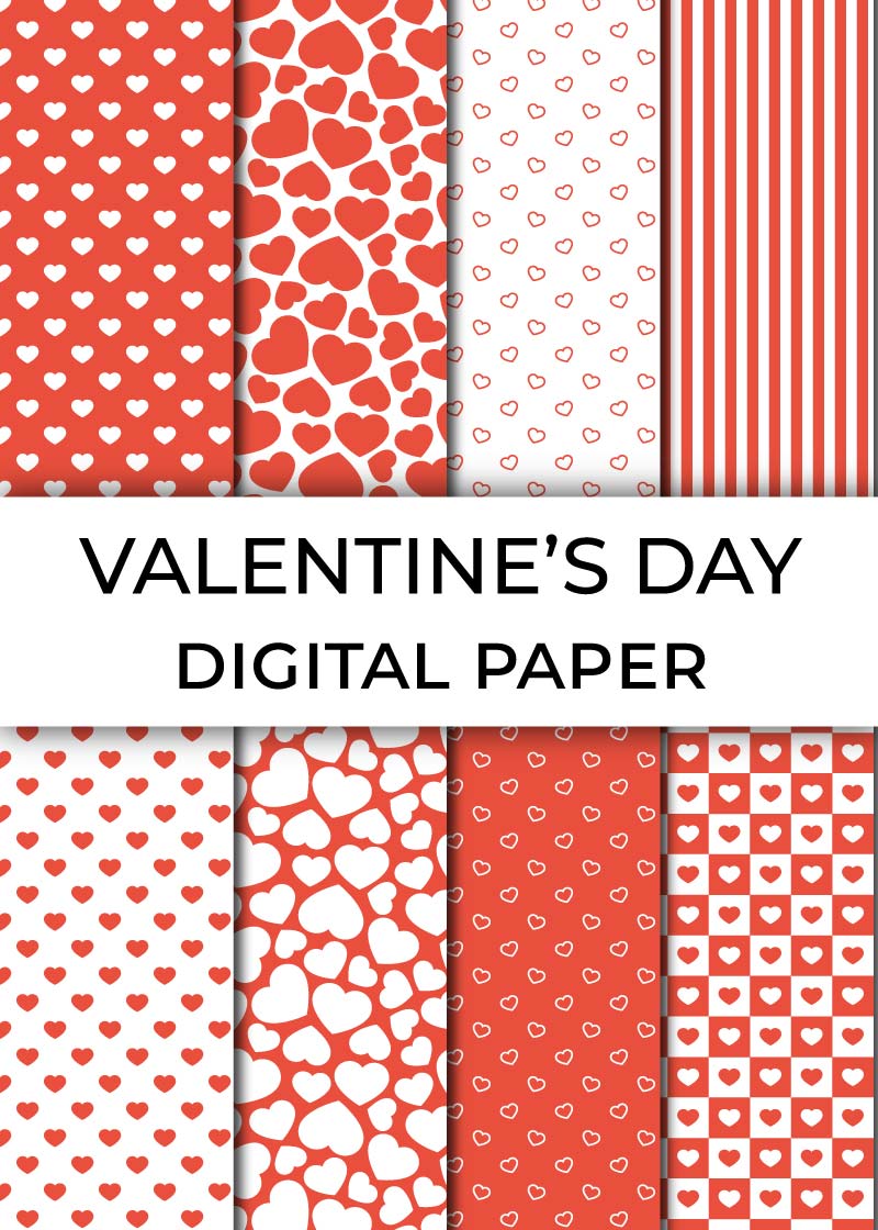 Free Printable Valentine S Day Digital Paper Pack Chevron Lemon
