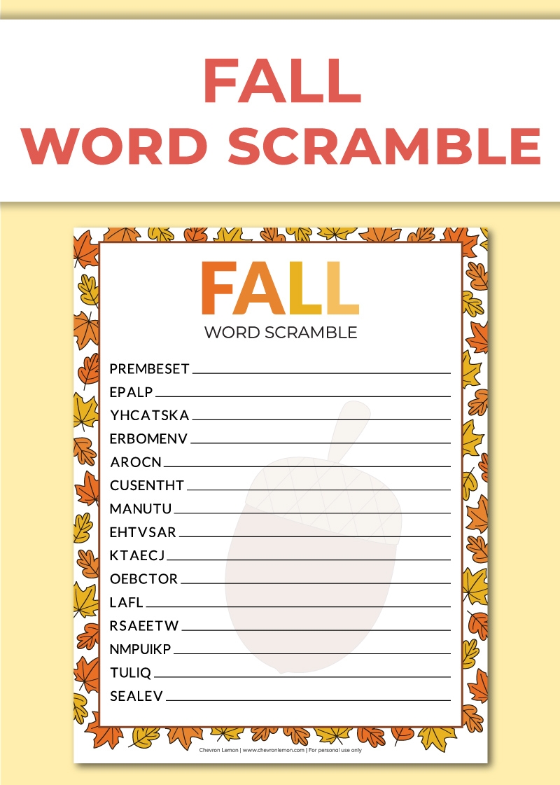 Fall Word With D