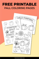 Printable fall coloring pages - Chevron Lemon