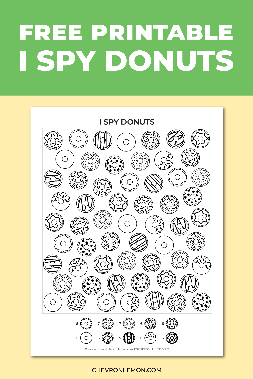 I spy donuts
