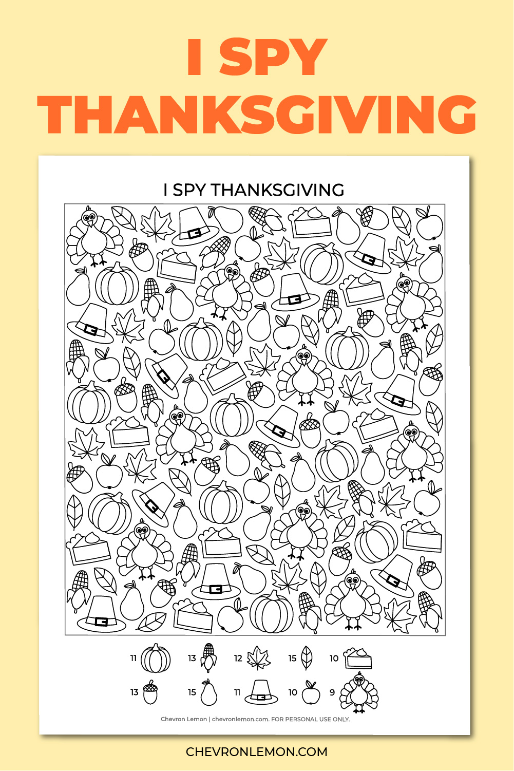 I spy Thanksgiving