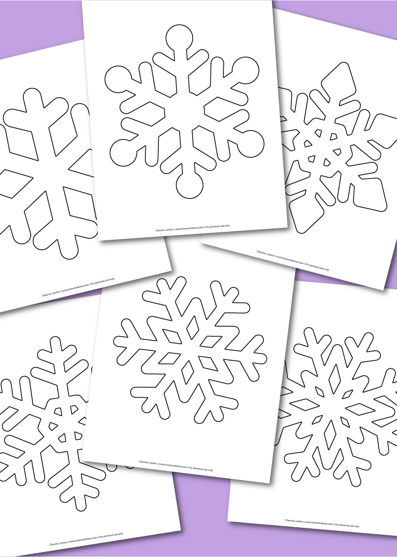 Free Printable Small Snowflake Templates  Snowflake template, Snowflake  coloring pages, Snowflake outline