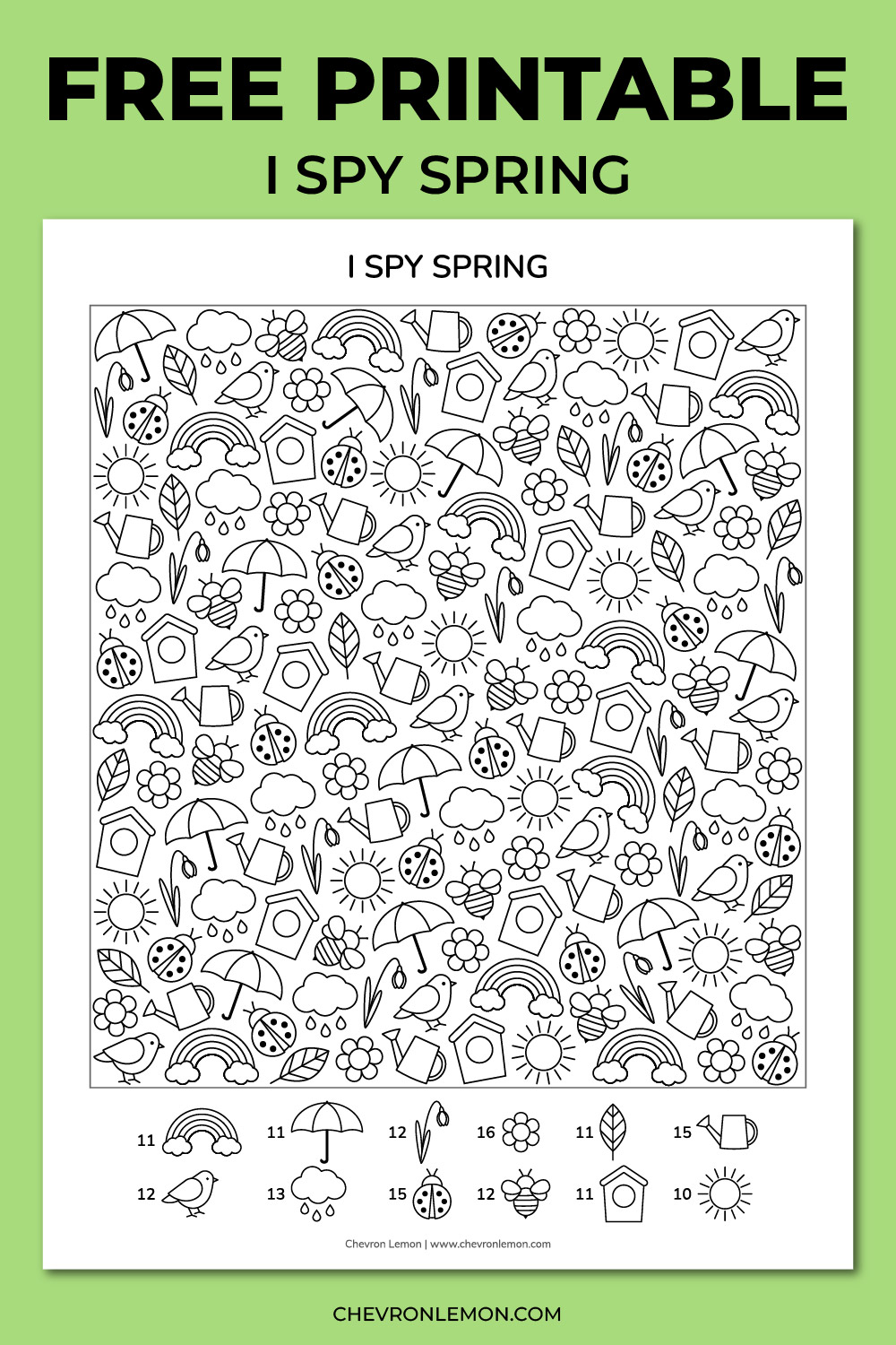 I spy spring