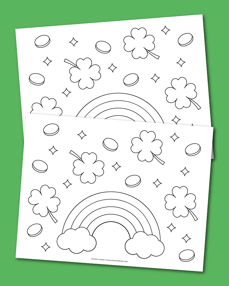 printable St. Patrick's Day coloring page