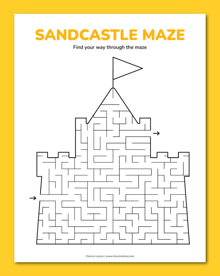 Sandcastle maze