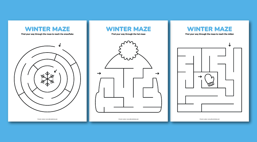 Winter mazes