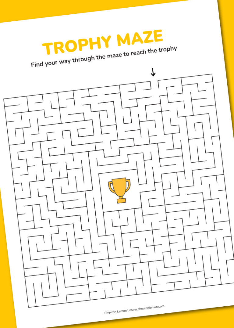Trophy maze