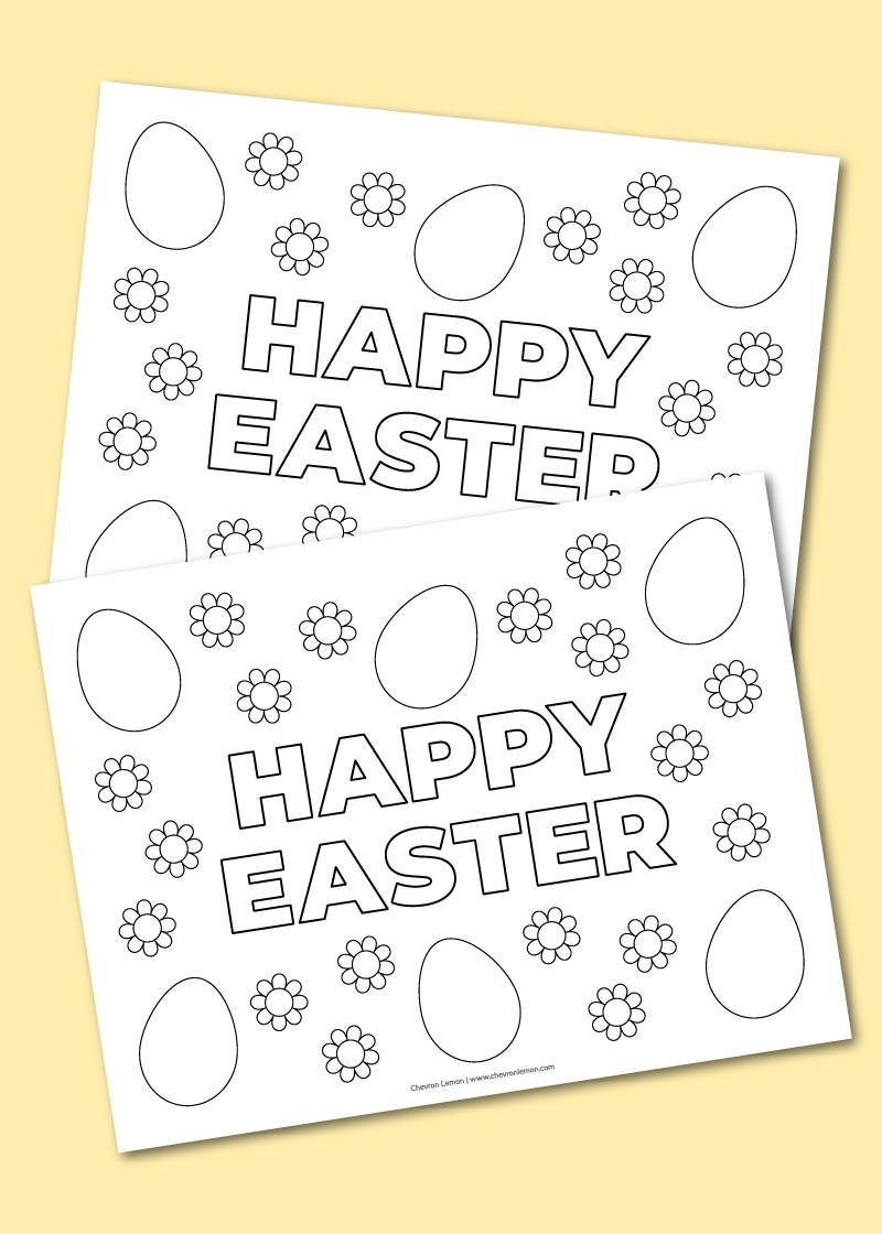 easter coloring page