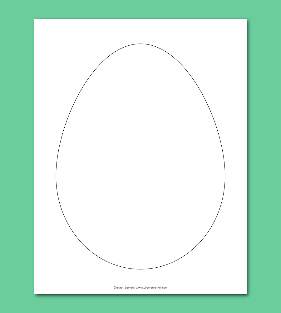 Egg template