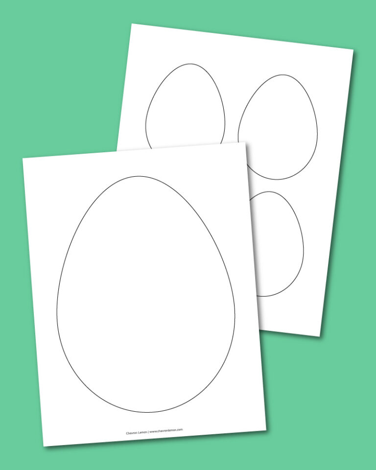 printable egg template