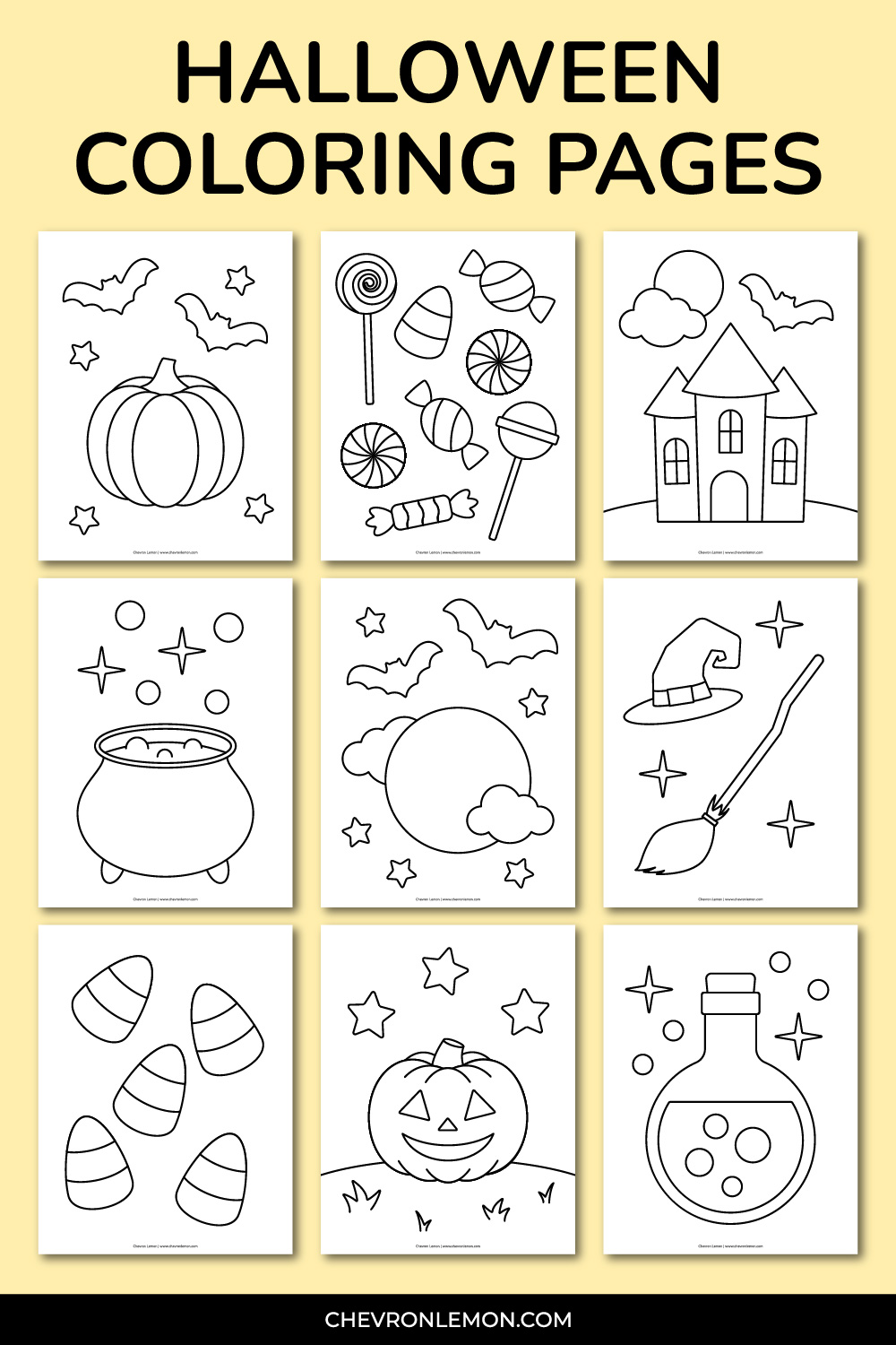 printable Halloween coloring pages