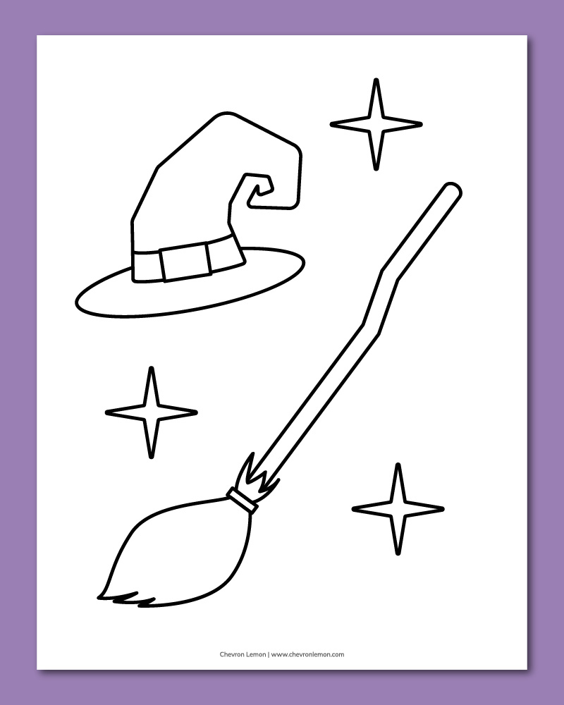 printable Halloween coloring page