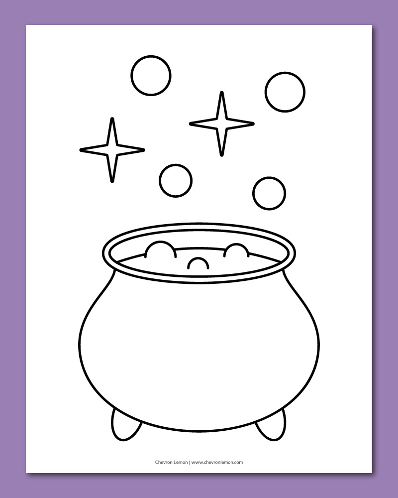 printable Halloween coloring page
